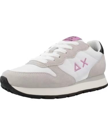 SUN68 ALLY SOLID NYLON Z44201 WOMENS WHITE SNEAKER BLANCO