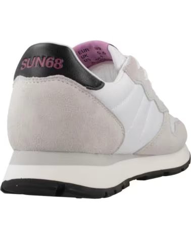 SUN68 ALLY SOLID NYLON Z44201 WOMENS WHITE SNEAKER BLANCO