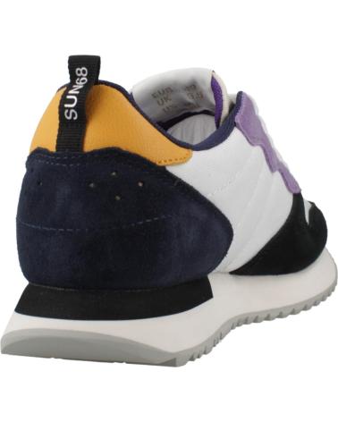 SUN68 STARGIRL S01 SNEAKER - MEHRFARBIG MIT LEOPARDENMUSTER S01 BIANCO