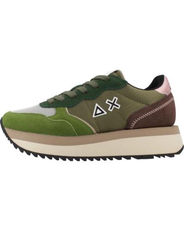 SUN68 ZAPATILLAS MUJER MODELO BIG ALLY SOLID COLOR VERDE S42 OLIVE