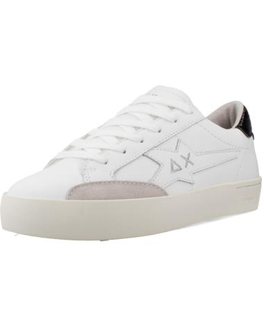 SUN68 SNEAKERS KATY LEATHER S0111 BIANCHE S0111 BIAN