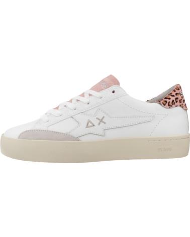 SNEAKERS SUN68 KATY LEATHER BIANCHE S0104 BIAN S0104 BIAN