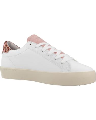 SUN68 ZAPATILLAS MUJER MODELO KATY LEATHER COLOR BLANCO S0104 BIAN