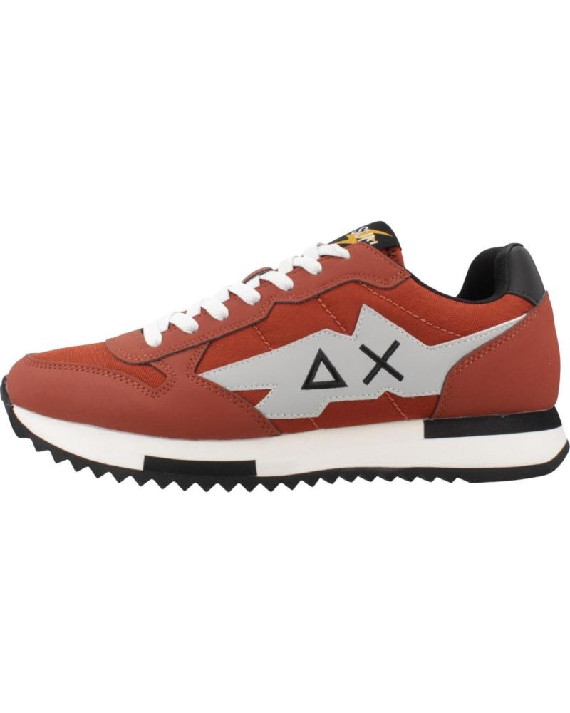 SUN68 NIKI SNEAKER UNI-FARBE ROSTROT S36 S36 RUST