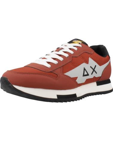 SUN68 NIKI SNEAKER UNI-FARBE ROSTROT S36 S36 RUST