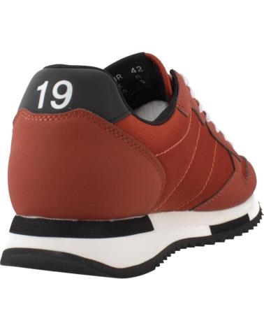 SUN68 NIKI SNEAKER UNI-FARBE ROSTROT S36 S36 RUST