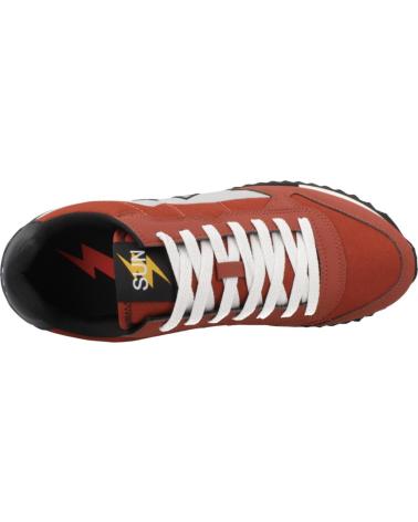 SUN68 NIKI SNEAKER UNI-FARBE ROSTROT S36 S36 RUST