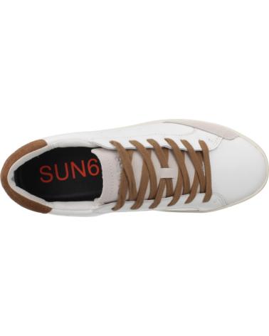 SUN68 STREET LEATHER SNEAKER WEISS S93 FOX S93 FOX