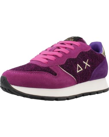 SUN68 ZAPATILLAS ALLY GLITTER TEXTILE S72 - FUCSIA/CICLAM S72 CICLAM