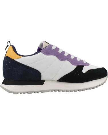 SUN68 STARGIRL S01 BIANCO - MEHRFARBIGE SNEAKER MIT LEOPARDENMUSTER S01 BIANCO