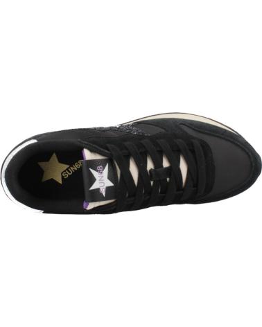 SUN68 STARGIRL S11 NERO - ZAPATILLAS NEGRAS CON LOGO GLITTER S11 NERO