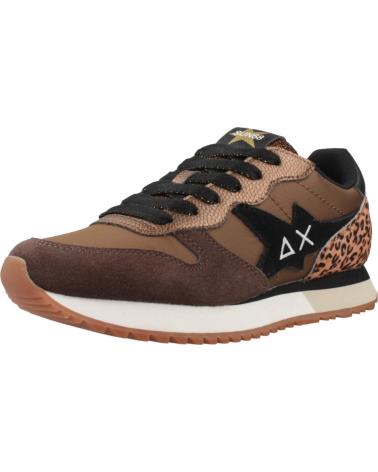 SUN68 STARGIRL ANIMAL BROWN S93 FOX SNEAKERS S93 FOX