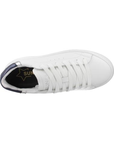 SUN68 GRACE LEATHER S0107 BIANCO S0107 BIAN