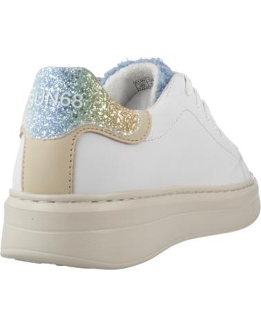 SUN68 GRACE TEDDY S0181 BIAN - SNEAKERS BIANCHE S0181 BIAN