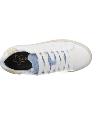 SUN68 GRACE TEDDY S0181 BIAN - SNEAKERS BIANCHE S0181 BIAN