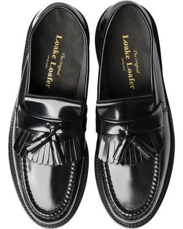 MOCASINES LOAKE BRIGHTON NEGROS TALLA 38 BLACK