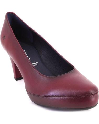 ZAPATOS DE SALÓN DORKING 5794 DE PIEL BURDEOS BURDEOS