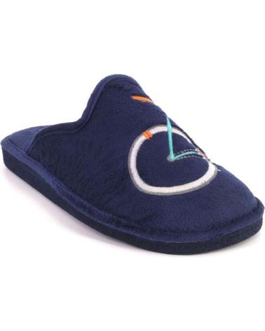 CABRERA 2936 HERREN HAUSSCHUHE MIT FAHRRAD-DESIGN MARINEBLAU AZUL MARINO