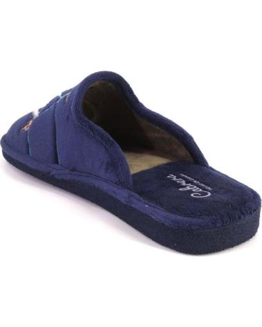 CABRERA 2936 HERREN HAUSSCHUHE MIT FAHRRAD-DESIGN MARINEBLAU AZUL MARINO