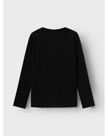 NAME IT Camiseta De Manga Larga 49514535354707 en negro para ninas NEGRO