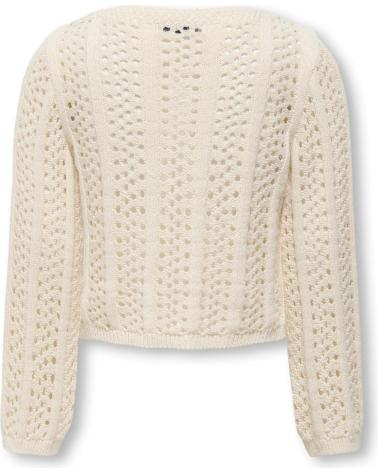 ONLY STRICKJACKE MIT LOCHMUSTER MODELL 15346181 BEIGE BEIGE