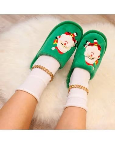 BUBBLE BOBBLE Zapatillas De Casa 070-216289 en verde para mujer VERDE