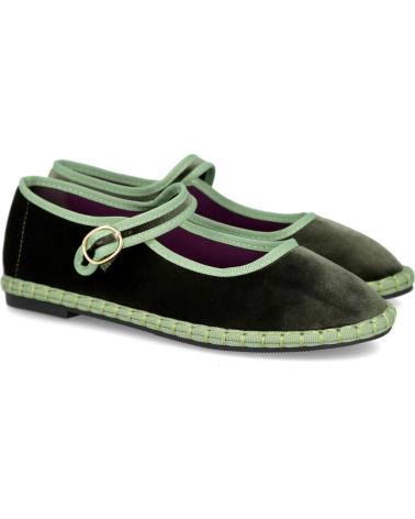 BUONAROTTI BALLERINE IN VELLUTO FB-5552 VERDI VERDE