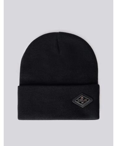 GORRO DE PUNTO REPLAY AX4347 CON LOGOTIPO ROMBO DEFAULT TITLE