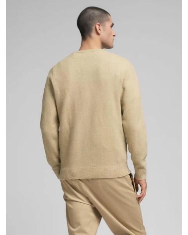 REPLAY RUNDHALS-PULLOVER RECYCELTES GEWEBE UK4871 BEIGE BEIGE