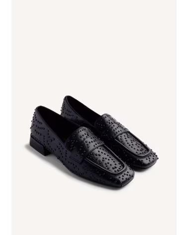 GIOSEPPO MOCASINES MUJER TACHAS LANSE 76890 NEGRO