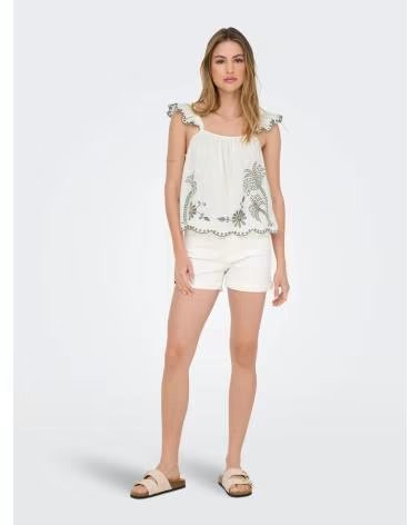 JACQUELINE DE YONG BLUSA 077-51195640742227 EN BLANCO PARA MUJER VERDE