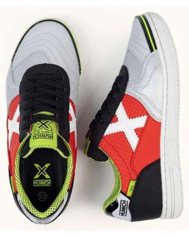 MUNICH ZAPATILLAS FUTBOL SALA INFANTIL G-3 1511446 ROJO