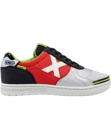 MUNICH ZAPATILLAS FUTBOL SALA INFANTIL G-3 1511446 ROJO