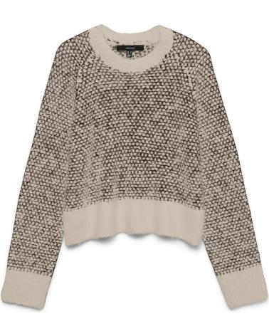 VERO MODA JERSEY TEXTURIZADO MODELO 10337040 BEIGE BEIGE