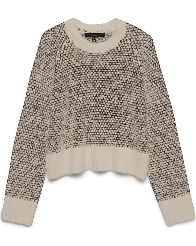 VERO MODA JERSEY TEXTURIZADO MODELO 10337040 BEIGE BEIGE