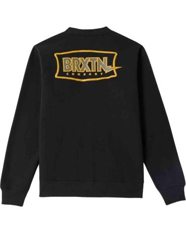 BRIXTON SUDADERA EN COLOR PARA HOMBRE NEGRO