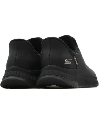 SNEAKERS SKECHERS SLIP-INS BOBS SQUAD CHAOS KEY LOOK NERE NEGRO