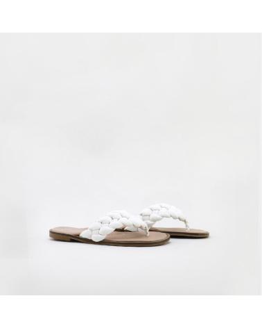 ELI SANDALIAS TIRAS TRENZA 1957 BLANCO