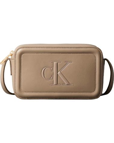 CALVIN KLEIN BOLD CK CAMERA BAG TAUPE