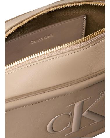 CALVIN KLEIN BOLD CK CAMERA BAG TAUPE