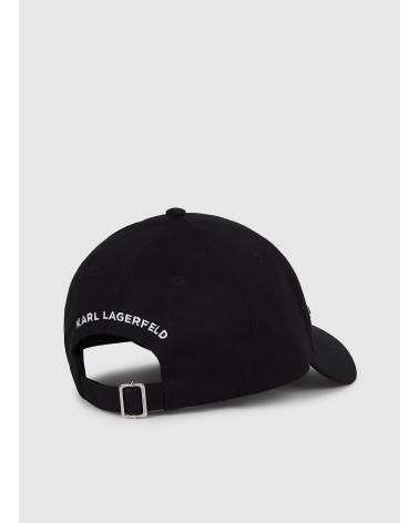 KARL LAGERFELD IKON CHOUPETTE SIDE PIN CAP NEGRO