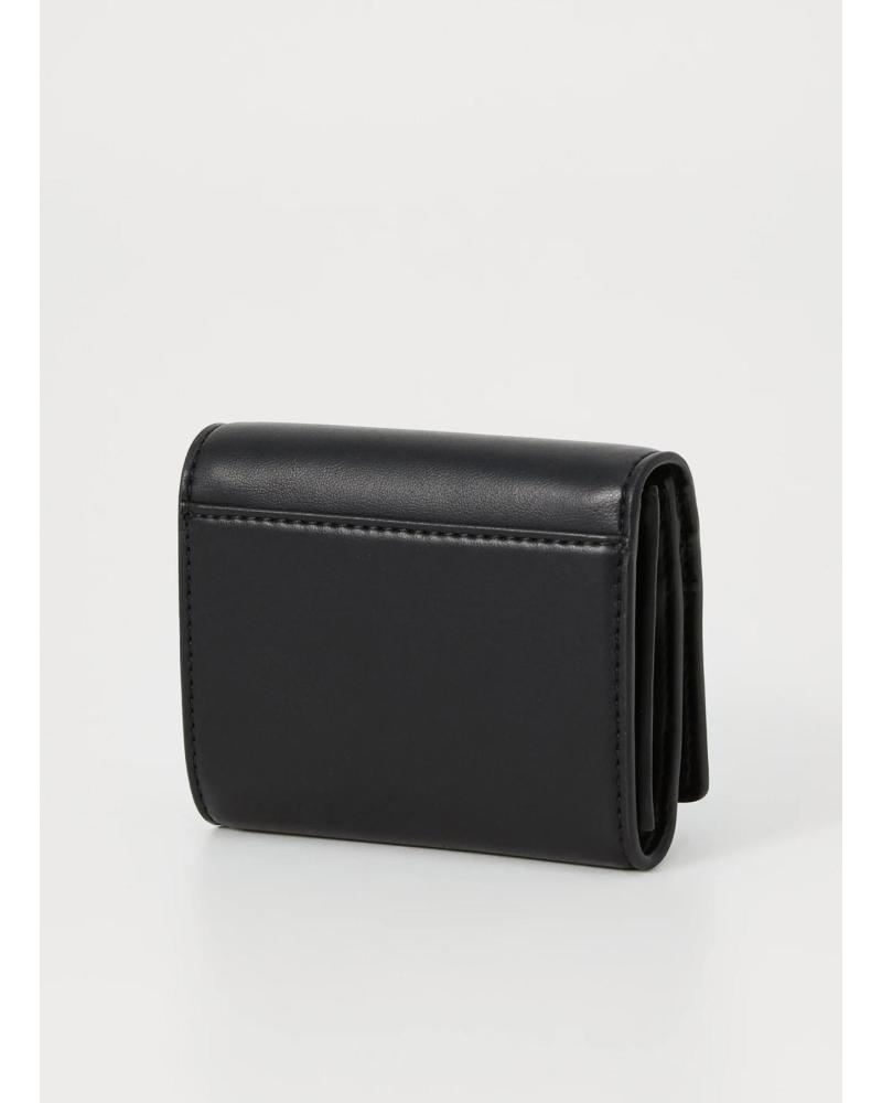 PORTEFEUILLE CALVIN KLEIN BOLD CK MEDIUM BIFOLD NOIR NEGRO