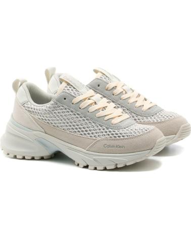 CALVIN KLEIN HIKE RUNNER LACE UP BLANCO