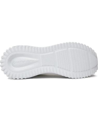 CALVIN KLEIN EVA RUNNER LOW LACE MIX BLANCO