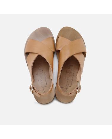 ELI SANDALIAS GUARACHAS VAQUETA CUERO 1957 MARRON