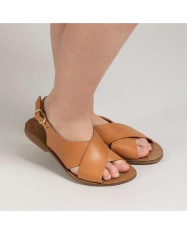 ELI SANDALIAS GUARACHAS VAQUETA CUERO 1957 MARRON