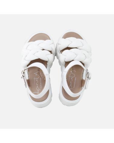 ELI SANDALIAS BUBBLE DOBLE TRENZA 1957 BLANCO