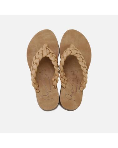 ELI SANDALIAS ESCLAVAS TRENZA CAMEL 1957 MARRON