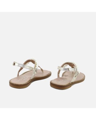 ELI SANDALIAS ESCLAVAS PERLAS 1957 ORO