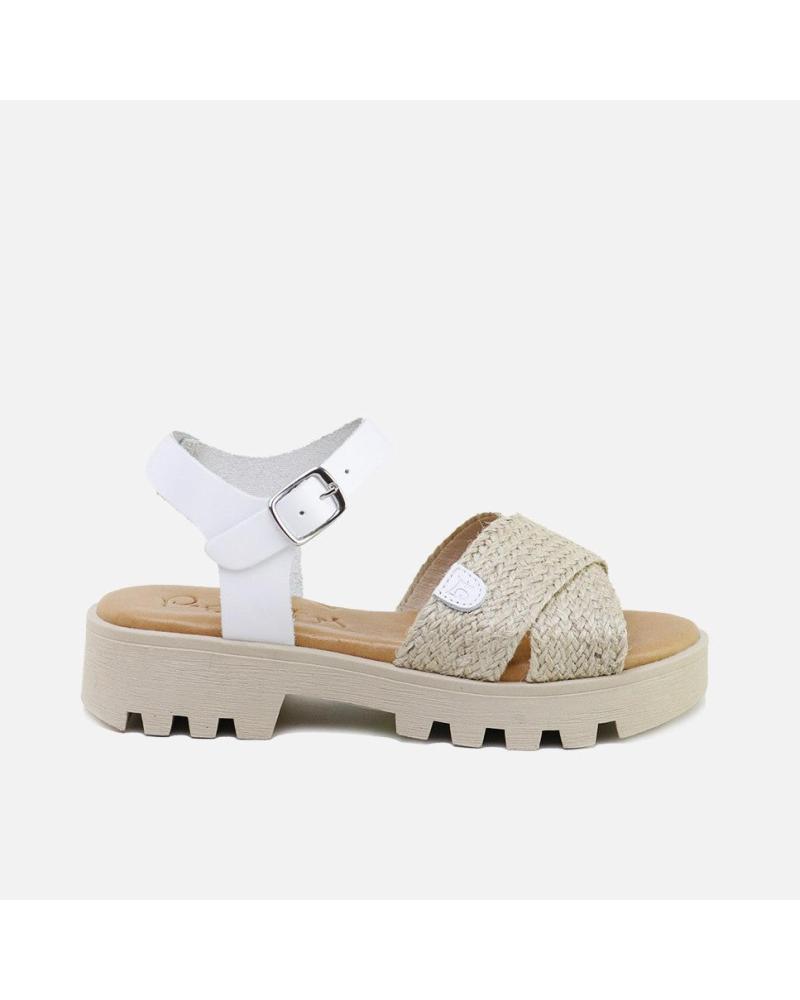 ELI SANDALIAS GEL RAFIA 1957 BLANCO